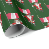 Sinterklaas met vlag van Peru Cadeaupapier (Rol Hoek)