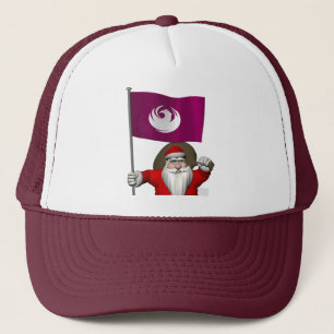 Sinterklaas met vlag van Phoenix AZ Trucker Pet