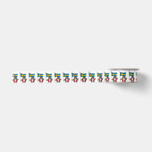 Sinterklaas met vlag van Zweden Satijnen Lint (Voorkant)