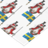 Sinterklaas met vlag van Zweden Tafelkleed (Gekanteld)