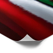 Sinterklaas met witte baard en bril | AI Art. Poster (Hoek)