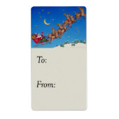 Sinterklaas met zijn dikke Label (Voorkant)