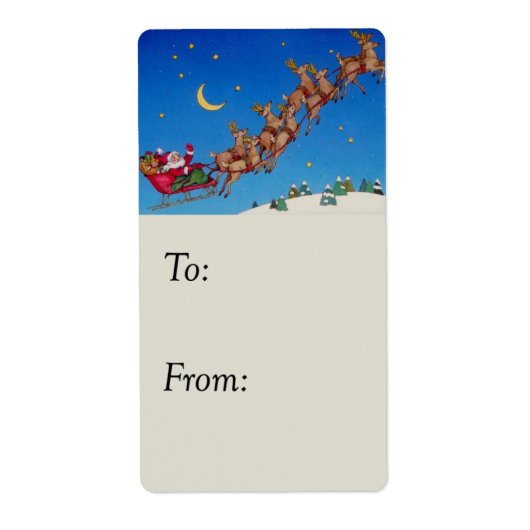 Sinterklaas met zijn dikke Label (Voorkant)