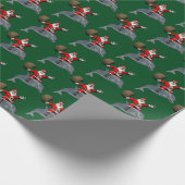 Sinterklaas met zoete dolfijn cadeaupapier (Hoek)