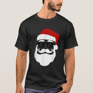 Sinterklaas met Zonnebril Grappig kerstontwerp T-shirt