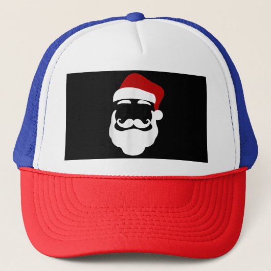 Sinterklaas met Zonnebril Grappig kerstontwerp Trucker Pet (Voorkant)
