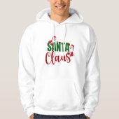 Sinterklaas Modern Trendy Stijlvol Schattige Kerst Hoodie (Voorkant)