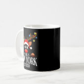 Sinterklaas New York Rendier Grappige Kerst Matchi Koffiemok (Voorkant links)