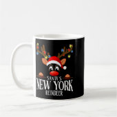 Sinterklaas New York Rendier Grappige Kerst Matchi Koffiemok (Links)