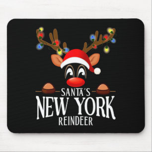 Sinterklaas New York Rendier Grappige Kerst Matchi Muismat