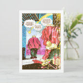 Sinterklaas niet meer! (Vintage) Feestdagenkaart (Staand voorkant)