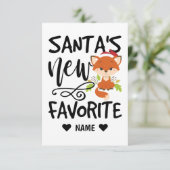 Sinterklaas' Nieuwe Favoriet Kaart (Staand voorkant)