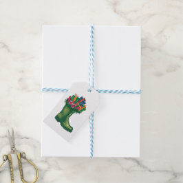 Sinterklaas' Nieuwe Laarzen Cadeaulabel