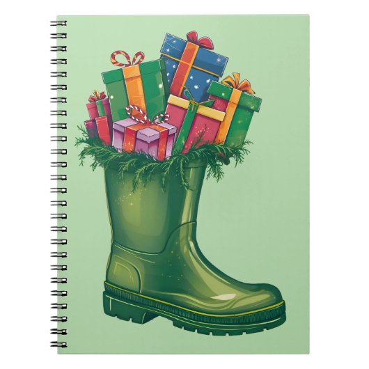 Sinterklaas' Nieuwe Laarzen Notitieboek (Voorkant)