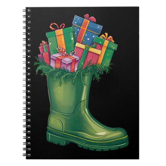 Sinterklaas' Nieuwe Laarzen Notitieboek (Voorkant)