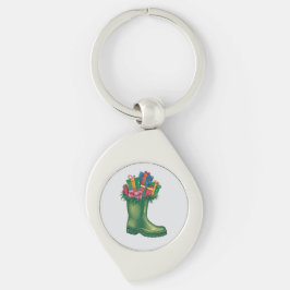 Sinterklaas' Nieuwe Laarzen Sleutelhanger