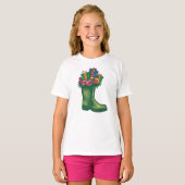 Sinterklaas' Nieuwe Laarzen T-shirt (Voorkant volledig)