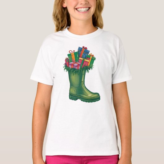 Sinterklaas' Nieuwe Laarzen T-shirt (Voorkant)