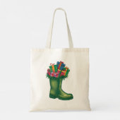 Sinterklaas nieuwe laarzen tote bag (Achterkant)