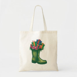Sinterklaas nieuwe laarzen tote bag