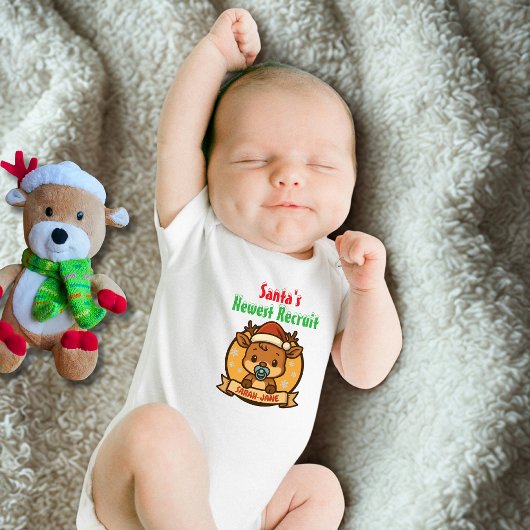 Sinterklaas' Nieuwste Rekruut - Schattig Kerstmis Romper