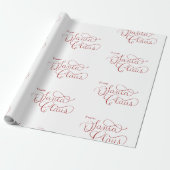 Sinterklaas Noordpool kerstwrappi Cadeaupapier (Uitgerold)