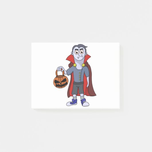 Sinterklaas of een vampier op Halloween Post-it® Notes (Voorkant)