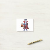 Sinterklaas of een vampier op Halloween Post-it® Notes (Op bureau)