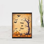 Sinterklaas of Halloween Wenskaart Kaart (Voorkant)