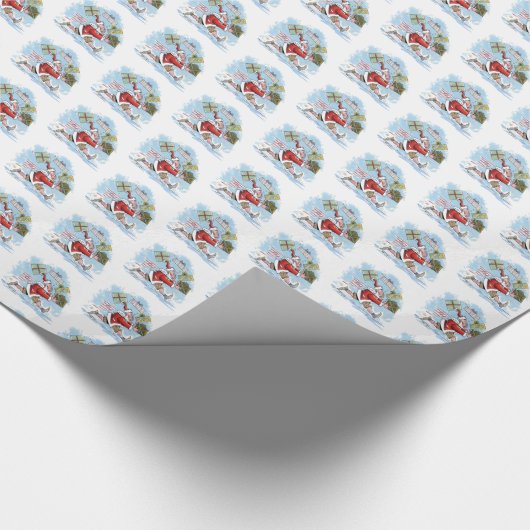 Sinterklaas, onbewerkt, glanzend papier (Hoek)