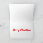 Sinterklaas onderweg feestdagen kaart (Binnen)