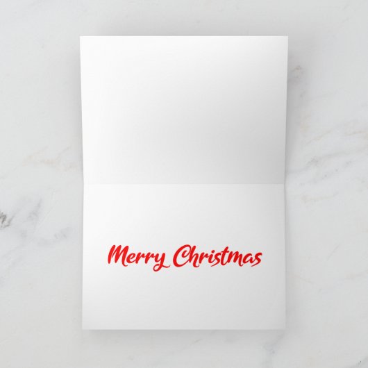 Sinterklaas onderweg feestdagen kaart (Binnen)