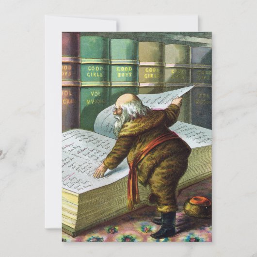 Sinterklaas Ondeugend Leuk Feestuitnodiging Kaart (Voorkant)