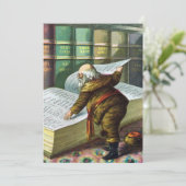 Sinterklaas Ondeugend Leuk Feestuitnodiging Kaart (Staand voorkant)