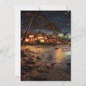 Sinterklaas Ontspannen op strandstoel Kaart (Achterkant)