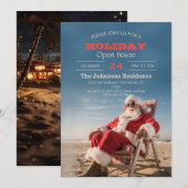 Sinterklaas Ontspannen op strandstoel Kaart (Voorkant / Achterkant)