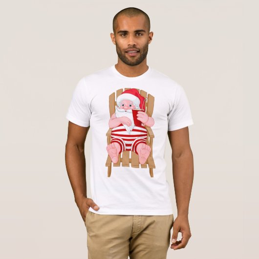 Sinterklaas Ontspannend Mannen T-shirt (Voorkant volledig)