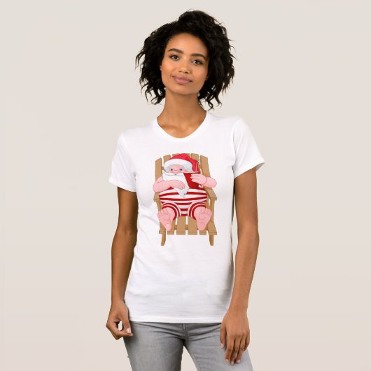 Sinterklaas Ontspannend Vrouwen T-shirt (Voorkant volledig)