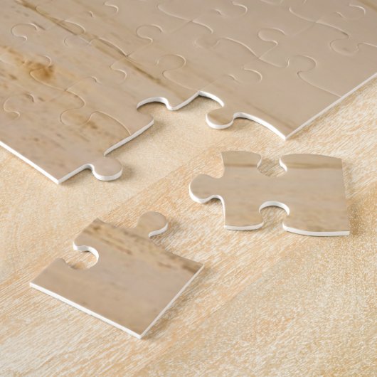 Sinterklaas op Beach Warmest Wishes Funny Humor Legpuzzel (Zijkant)