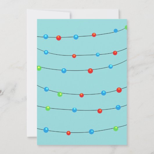 Sinterklaas op de bank in pyjama kaart (Achterkant)