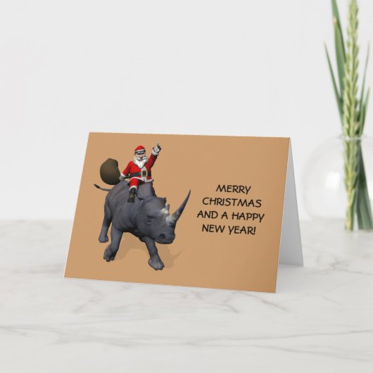 Sinterklaas op de Rijn Feestdagen Kaart (Voorkant)