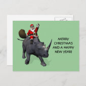 Sinterklaas op de Rijn Feestdagenkaart (Voorkant / Achterkant)