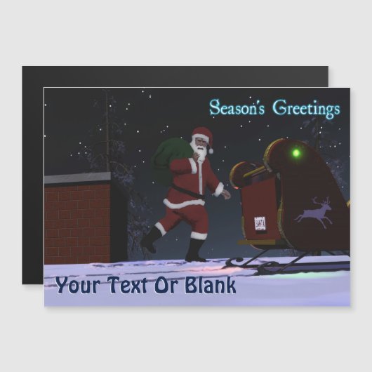 Sinterklaas op de weg - Groeten van het seizoen (Voorkant / Achterkant)