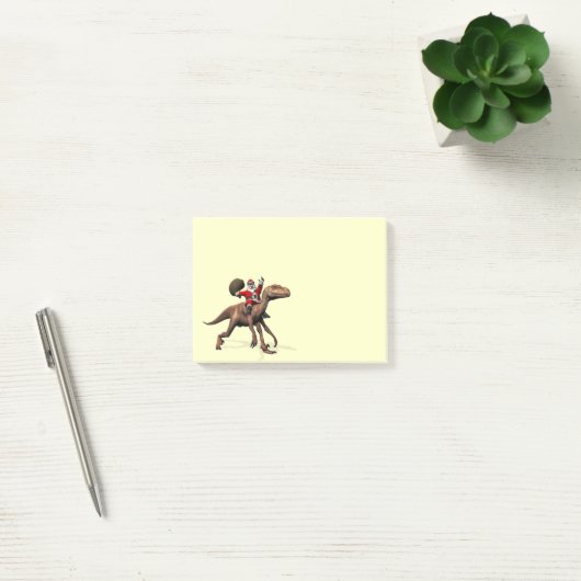 Sinterklaas op Deinonychus Post-it® Notes (Kantoor)