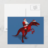 Sinterklaas op Dino Feestdagenkaart (Voorkant / Achterkant)