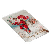 Sinterklaas op een pennige boerderij met rendier magneet (Rechterzijde)