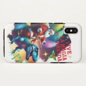 Sinterklaas op een T rex Case-Mate iPhone Case (Achterkant (horizontaal))