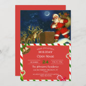 Sinterklaas op het dak kaart (Voorkant / Achterkant)