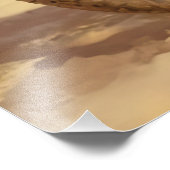 Sinterklaas op het strand, Vrolijk kerstfeest! Foto Afdruk (Hoek)