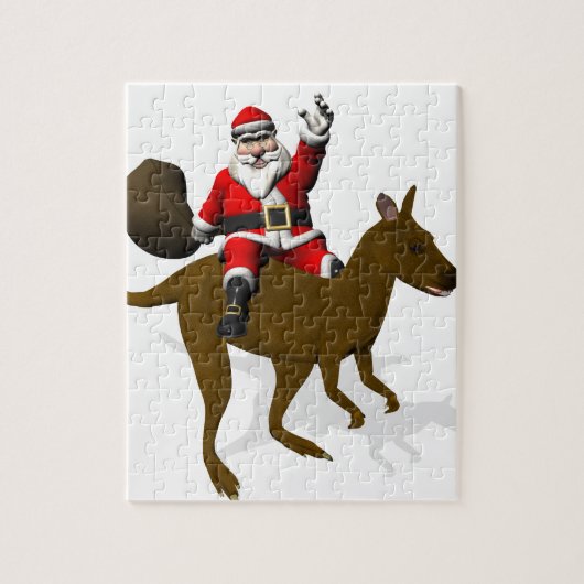 Sinterklaas op Kangaroo Legpuzzel (Verticaal)